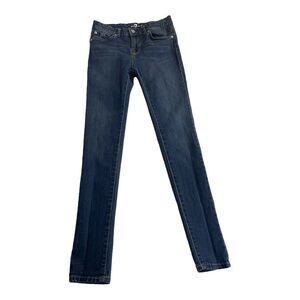 7 For All Mankind Jeans The Skinny‎ Girls Size 12 Blue Denim